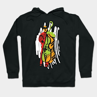 Fancy Bass Player Hoodie